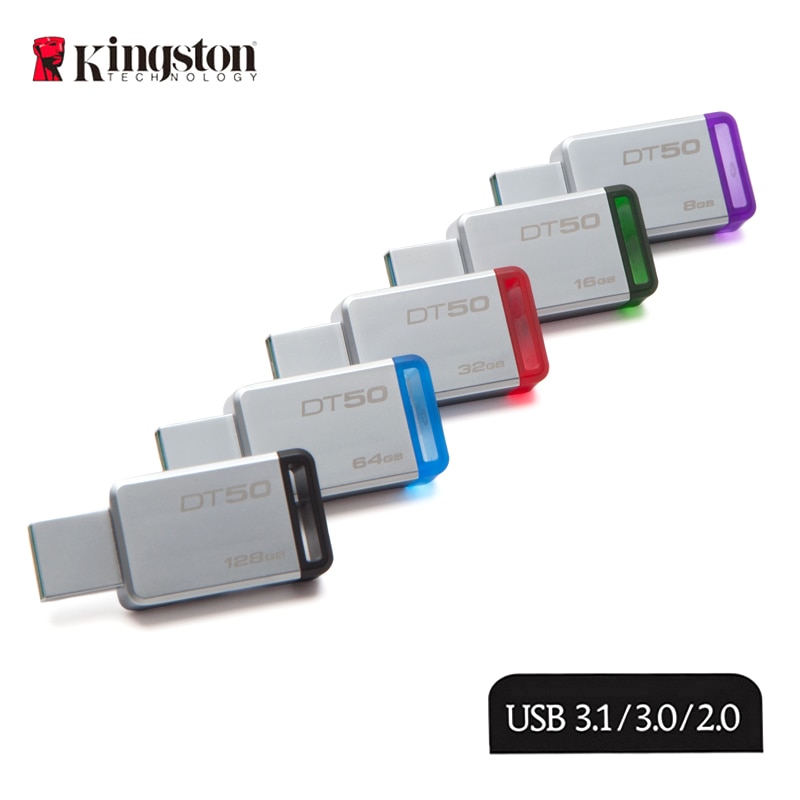 KINGSTON Pendrive 64GB USB 3.1 High Speed 16G USB Flash Drive