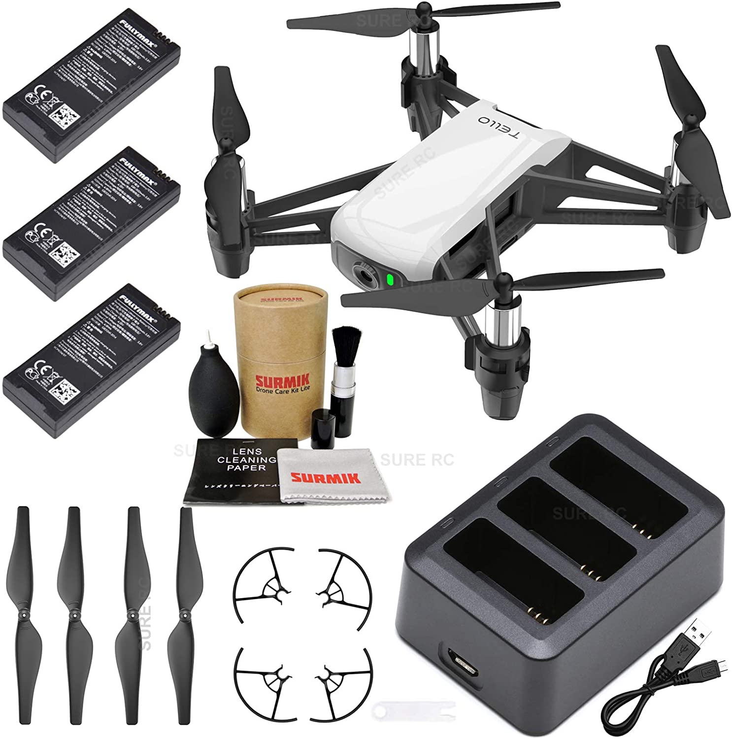 Tello Drone Quadcopter Boost Combo with 3 Batteries