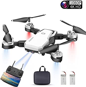 Drone con Telecamera, Mini Drone con 4K 1080P HD FPV Wi-Fi per