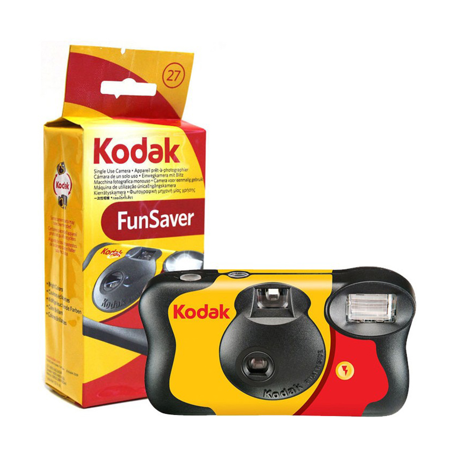 Kodak Fun Flash 27 Macchina Fotografica Usa e getta 27 Foto | eBay