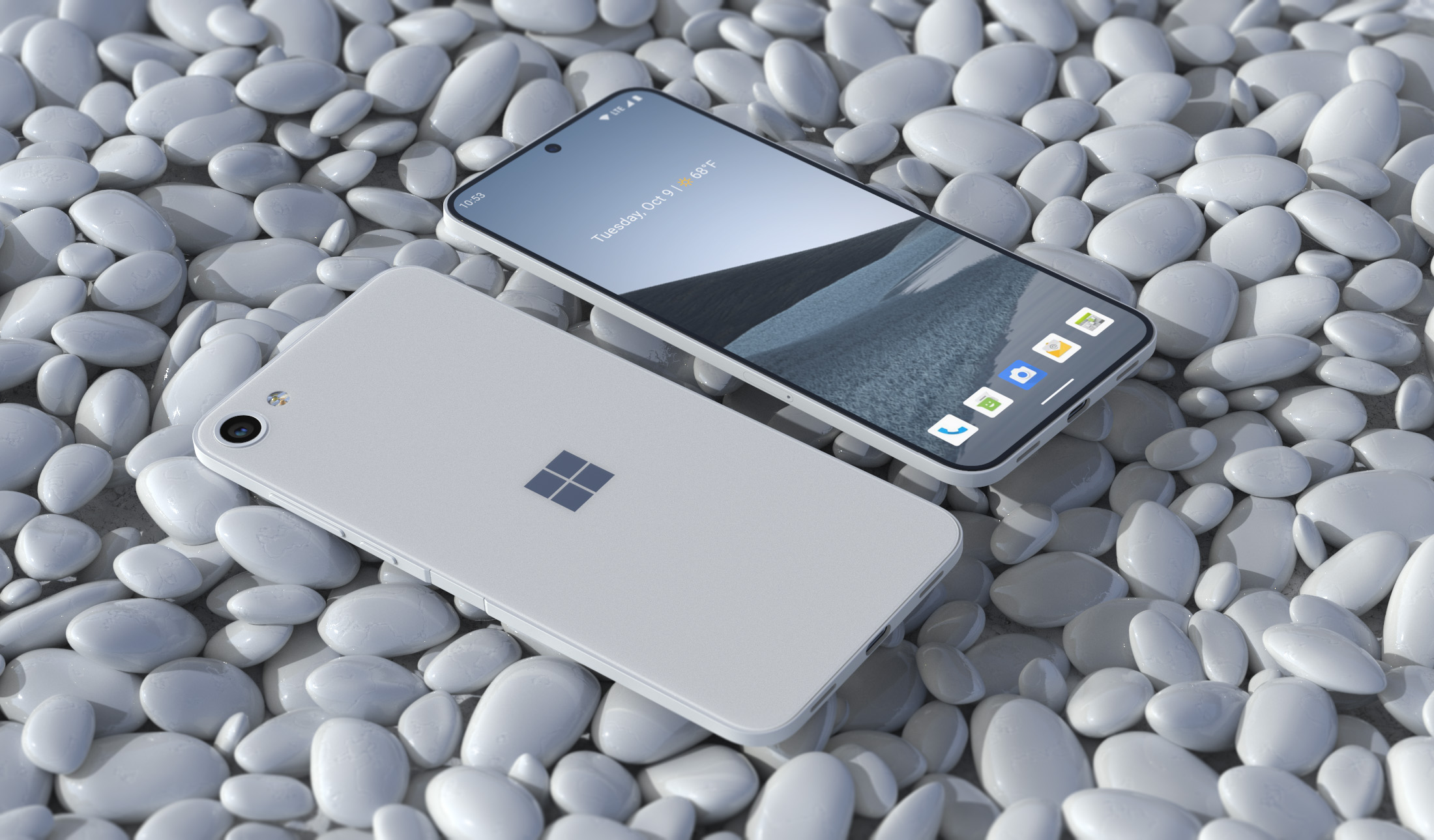 Microsoft Surface Solo concept render showcases the smartphone